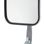 Rectangular Stack & Spot Mirror, Mirror Only, Black