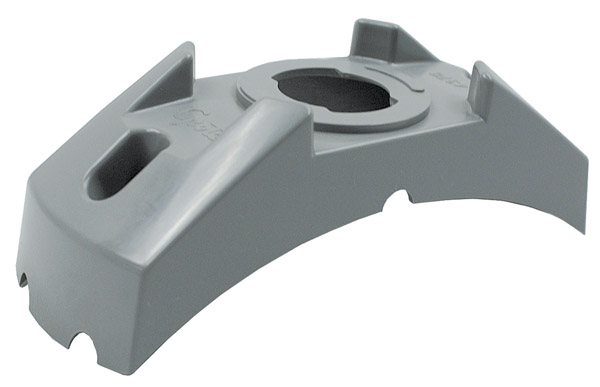 Grote Industries - 43760 – 4 5/8″ Corner Radius Bracket For 2″ & 2 1/2″ Round Lights, Gray