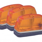 school bus rectangular marker light yellow bulk