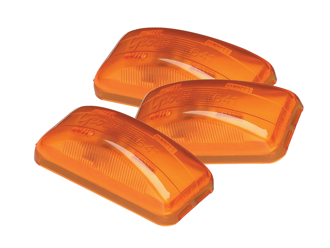 464133 3" Clearance Marker Lights, 12V, Yellow, Bulk Pack