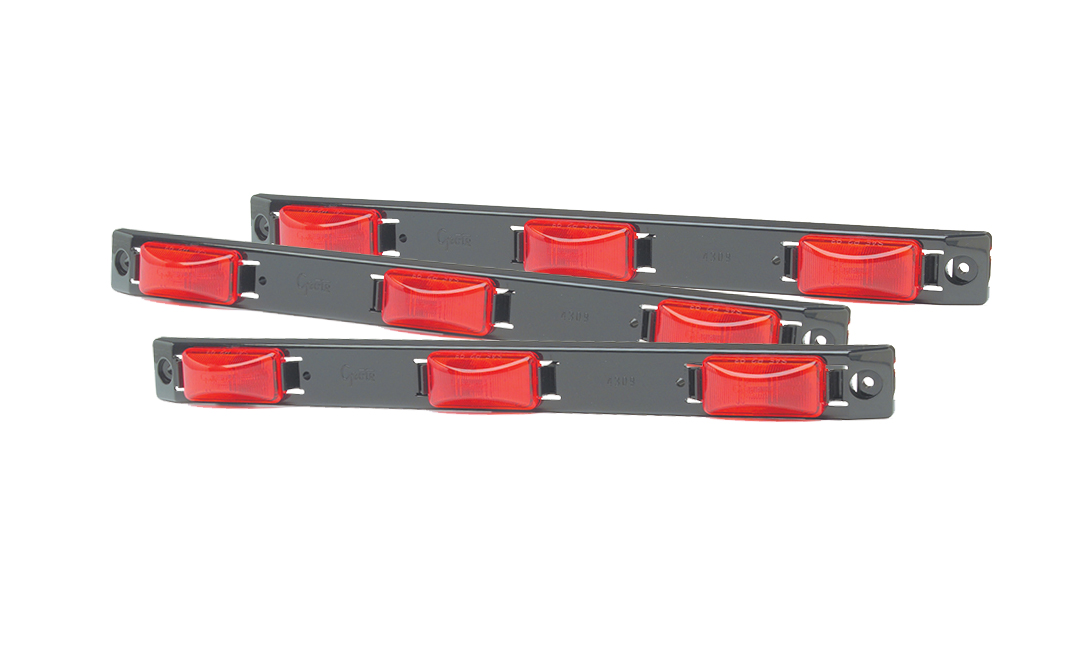Grote Industries - 49172-3 – Bar Light, US15 Plastic Series, Red, Bulk Pack