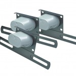 license light metal bracket clear black bulk