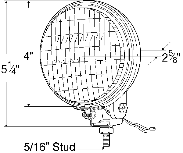 Grote Industries - 63301-5 – Par 36 Utility Light, Round Halogen Work Light, Spot, Retail Pack