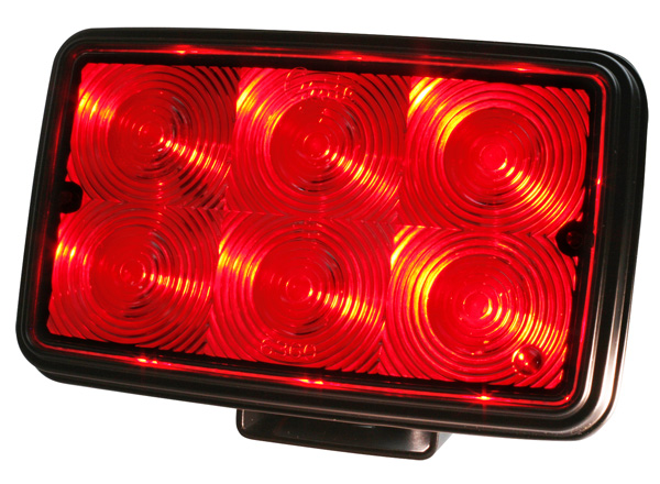 Grote Industries - 63602 – Trilliant® Mini LED WhiteLight™ Work Light, Red LEDs, 135 Lumens, Spot