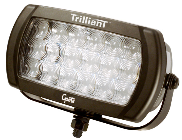 Grote Industries - 63671 – Trilliant® LED Work Light, 2100 Lumens, Beam Pattern, Spot, 24V