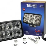 Trilliant® Mini LED Trapezoid Work Lights, Retail Pack.