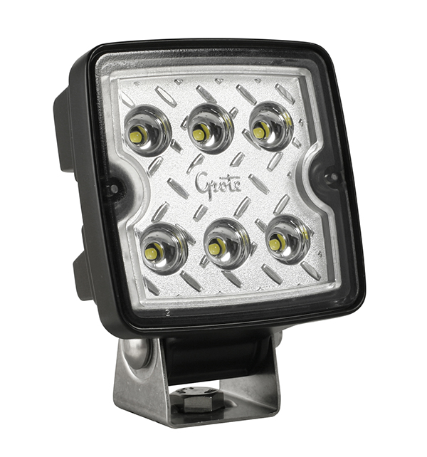 Grote Industries - 63991-5 – Trilliant® Cube LED Work Light, 1200 Lumen, 12V/24V, Wide Flood, Retail Pack