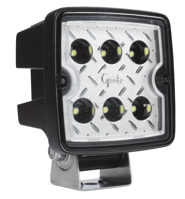 Grote Industries - 63F41 – Trilliant® Cube LED Work Light, 3000 Lumen, Wide Flood