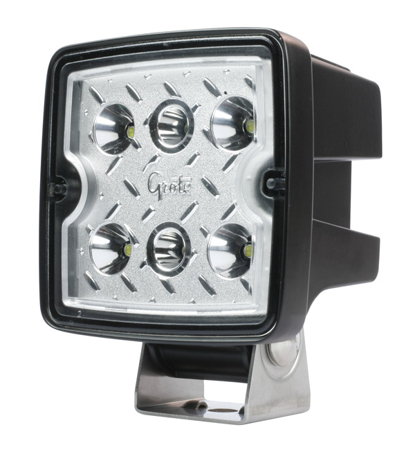 Grote Industries - 63F61 – Trilliant® Cube LED Work Light, 3000 Lumen, Flood