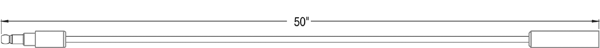 Grote Industries - 66100 – Standard Male To Standard Female, 4′ 4″ (50″)