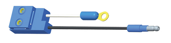 Grote Industries - 66980 – Clearance Marker Pigtail, 6″ Long, Chassis Ground, Slim-Line .180 Male