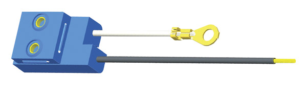 Grote Industries - 66981 – Clearance Marker Pigtail, 6″ Long, Universal Replacement, Blunt Cut, Ring Terminal Grommet