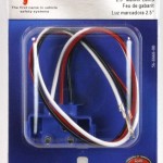 Universal 3-Wire 90° Plug-in Pigtail for Female Pin Lights, 13