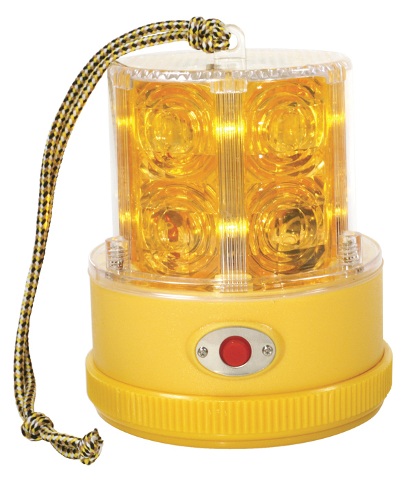 77913 360° LED Beacon Warning Light, Portable and Battery Operated