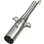 Heavy Duty 7-Way Socket Connector Plug with Guard