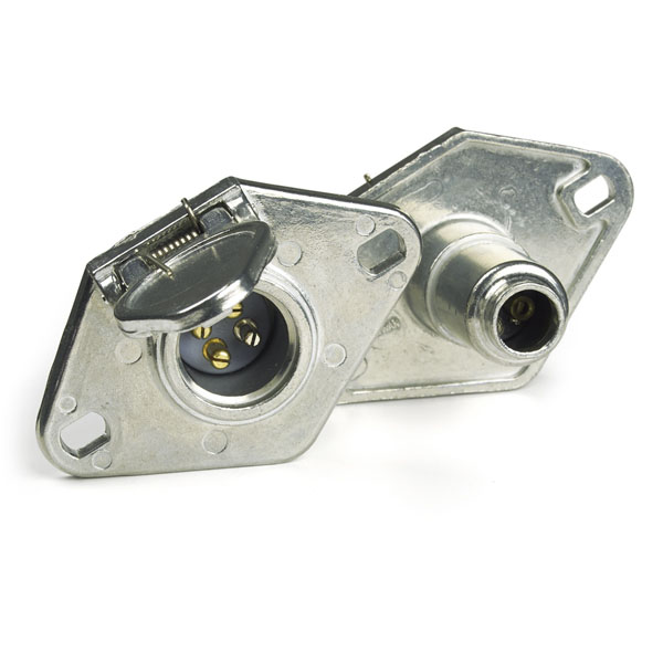 Grote Industries - 82-1020 – Heavy Duty 4-Way Connectors, Socket With Enclosed Terminals