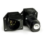 Heavy Duty 7-Way High Impact Nylon Socket With Enclosed RV Terminals.