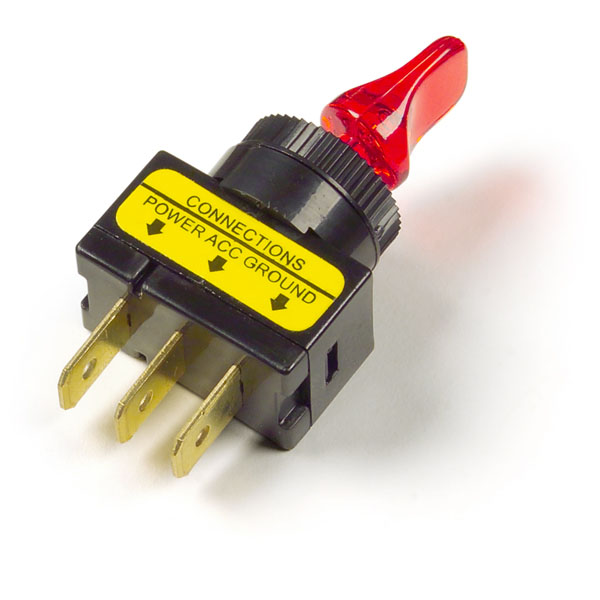 Hook Up Illuminated Toggle Switch