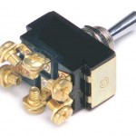 Momentary Mom On/Off/Mom On 20 Amp 6 Screw Toggle Switch