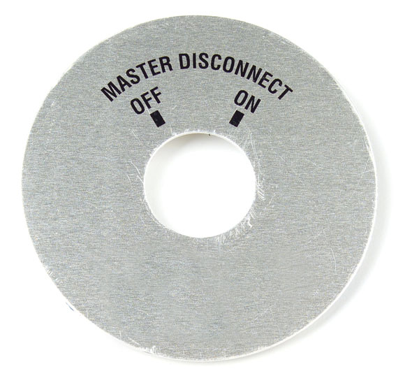 Grote Industries - 82-2157 – Master Battery Disconnect Switch, Faceplate