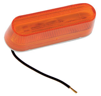 Grote Industries - 45253-3 – Thin-Line Single-Bulb Clearance / Marker Lamp, Yellow