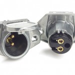 Heavy Duty 2-Way Socket & Plug Connectors, Vertical Pin