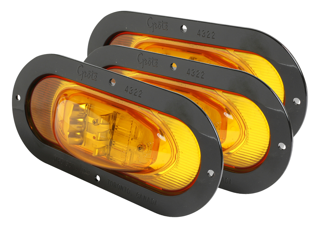 542533 SuperNova® Oval LED Side Turn Marker Light, Bulk