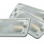 LED Whitelight Recessed-Mount Interior Dome Lights.