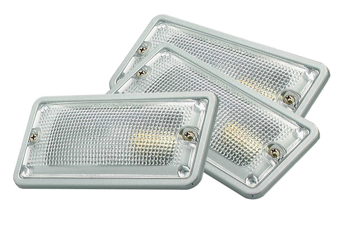 Grote Industries - 61031-3 – LED WhiteLight™ Recessed Small Mount Light, Steel, Hardwire Incandescent, 15CP, Clear, Bulk Pack