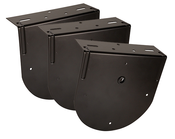 Grote Industries - 93982-3 – Mounting Bracket For 7″ Round Lights, Black, Bulk Pack