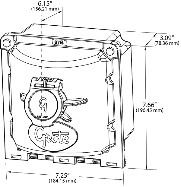 Grote Industries - 87151 – Ultra Nose Box®, Split Pin
