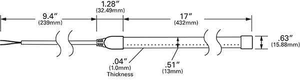Grote Industries - L14162001 – LightForm® Exterior LED Strip, Bright White, 432mm
