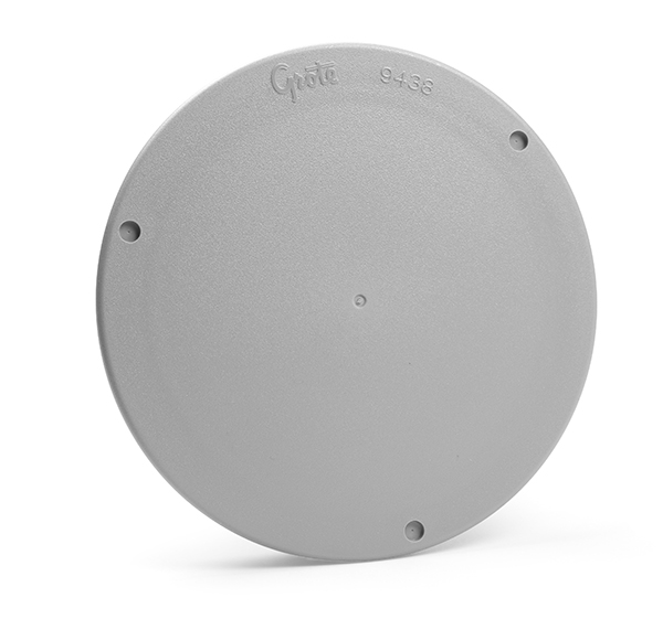 Grote Industries - 94380-4 – Snap-In Cover Plate, 4″ Round, Gray