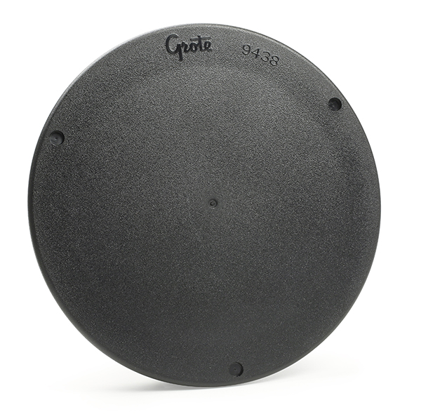 Grote Industries - 94382-4 – Snap-In Cover Plate, 4″ Round, Black