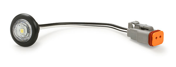 Grote Industries - 60831 – MicroNova® Dot LED Clearance Marker Light, w/ Grommet, Deutsch Connector, White