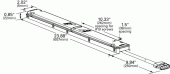 drawing of Grote's 01-5445-75 high-mount stop tail turn light Miniaturbild