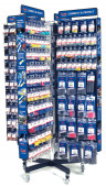 8 Sided Electrical Accessory Display, 72" Tall x 48" Wide thumbnail