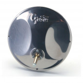 Grote 12172 Convex Mirror 8 Round Black with Offset Ball-Stud