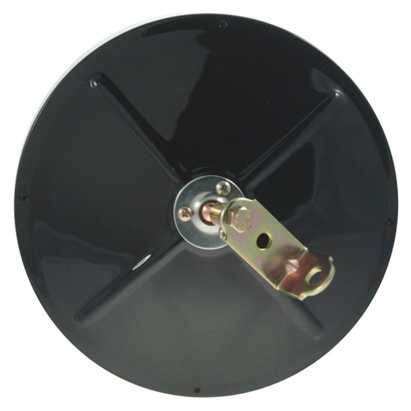 8 1/2" Convex Mirror With Center-Mount Ball-Stud, Black