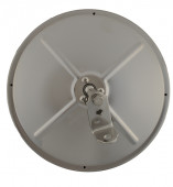 8 1/2" Convex Mirror With Center-Mount Ball-Stud, Stainless Steel thumbnail