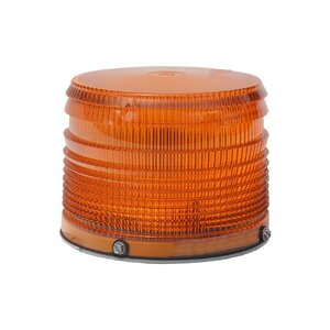 240S-12V-A - Amber, 9-32V DC, Permanent Mount, Short Lens