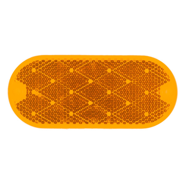 Red Oval Stick-On Reflectors, 2-Pack