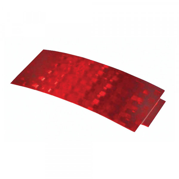 Stick-On Tape Reflectors, Red