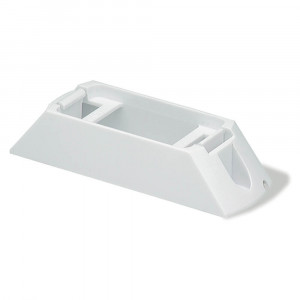 Soporte de montaje en cabecera para luces rectangulares pequeñas, blanco