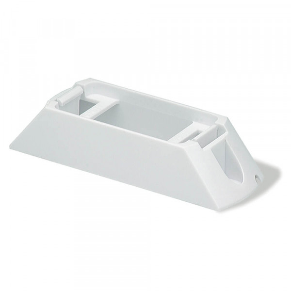 Header-Mount Bracket For Small Rectangular Lights, White