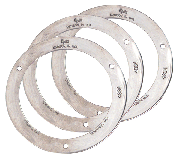 Sicherungsring, Rund, 4", Stahl, Großpackung