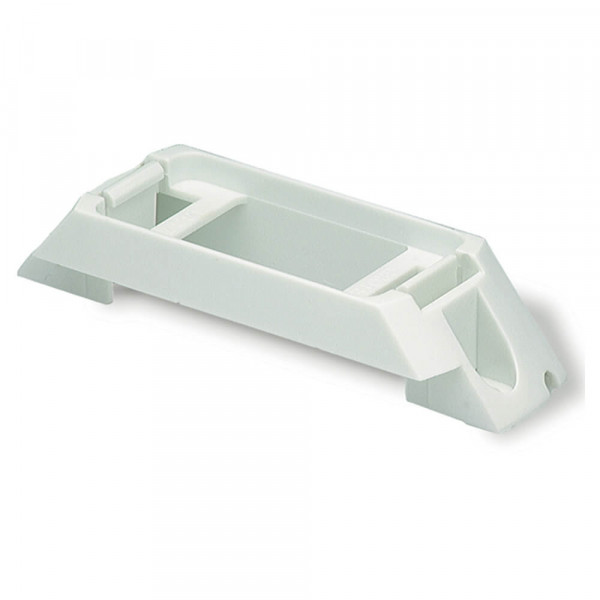 Rail-Mount Bracket For Small Rectangular Lights, White Kit (42131 + 67050)