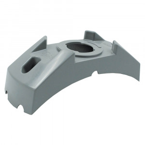 Support à arrondi de bec de 4 5/8 po pour feux ronds de 2 po et 2 1/2 po, Gris