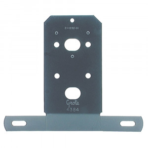 Universal License Plate Bracket, Black Enamel