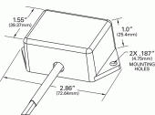 drawing of Solid State electronic alternating flasher vignette